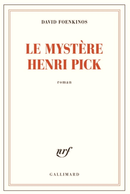 Le Mystère Henri Pick book cover