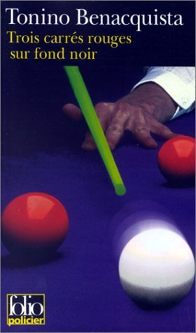 Trois carrés rouges sur fond noir book cover