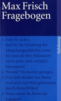 Questionnaire book cover