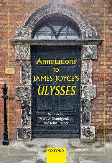 Annotations to James Joyce's Ulysses book cover