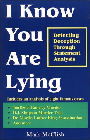 I Know You Are Lying book cover
