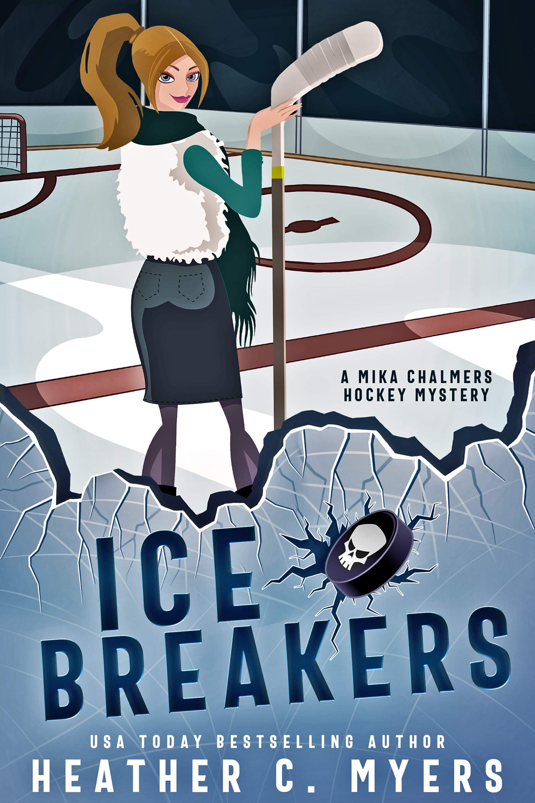 Mika Chalmers Hockey Mystery book cover 1