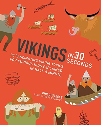 VIKINGS IN 30 SECONDES (IVY KIDS) /ANGLAIS book cover