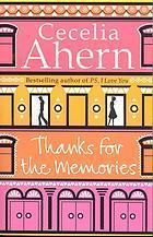 Thanks for the Memories book cover