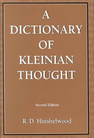 A Dictionary of Kleinian Thought book cover