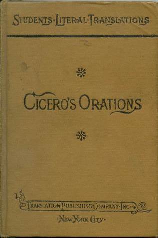 Cicero's Orations book cover