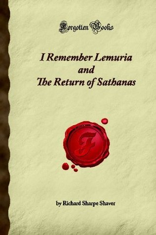 I Remember Lemuria And The Return Of Sathanas book cover