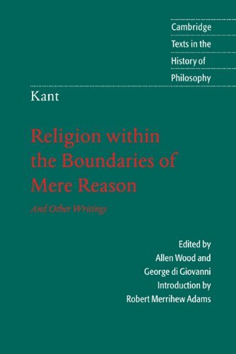 Religion Within the Boundaries of Mere Reason book cover