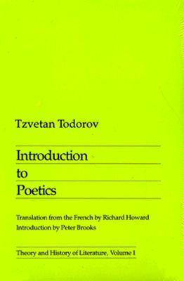 Introduction To Poetics (Volume 1) book cover