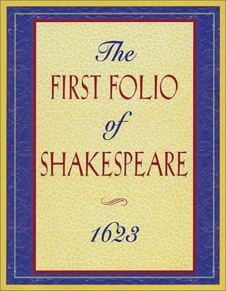 The First Folio of Shakespeare book cover