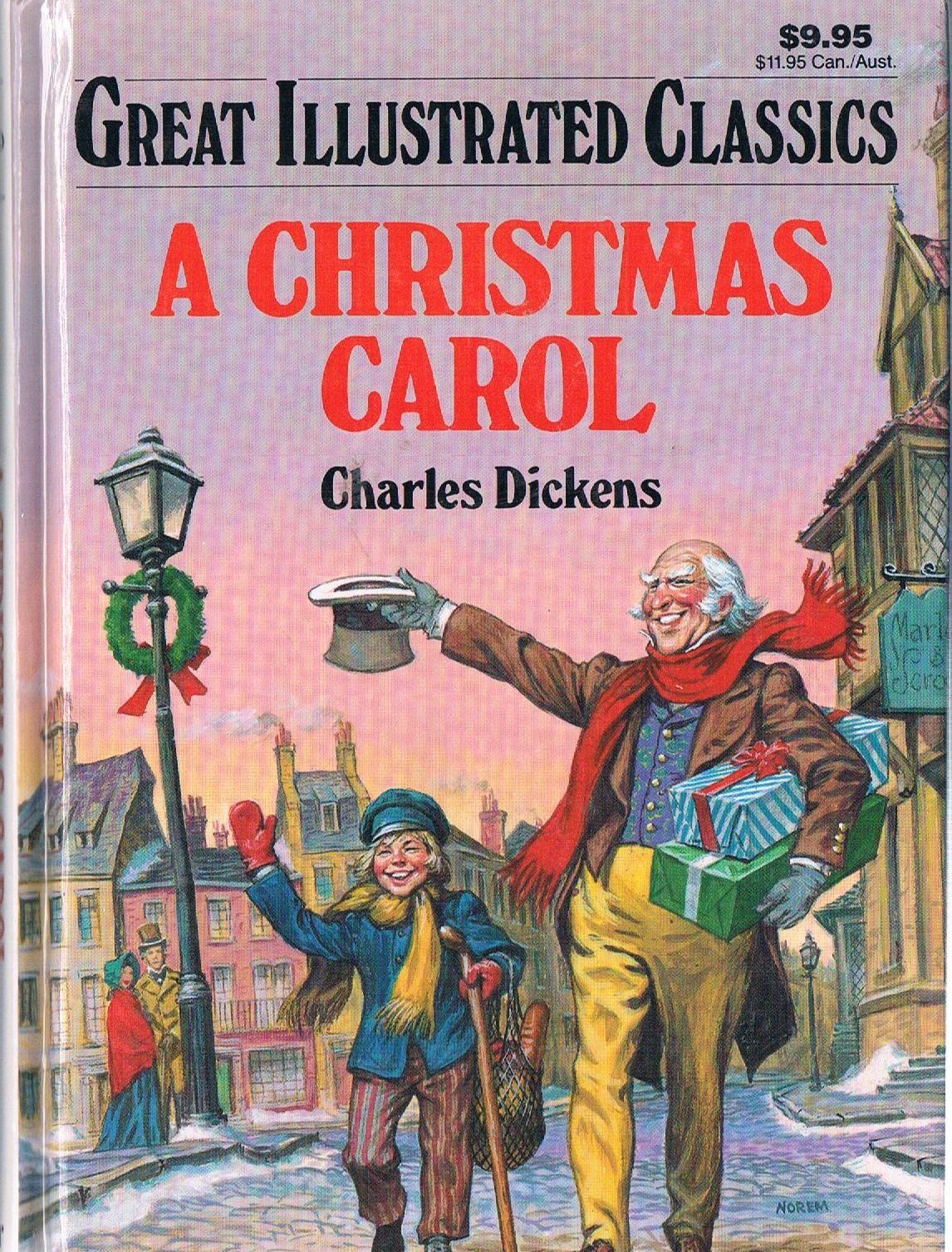 GREAT ILLUSTRATED CLASSICS A CHRISTMAS CAROL book cover