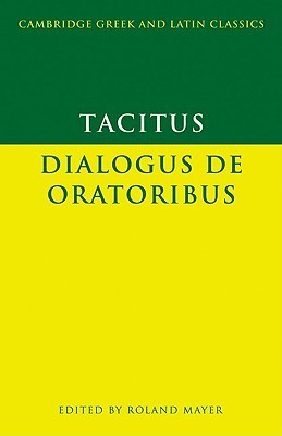 Dialogus de oratoribus book cover