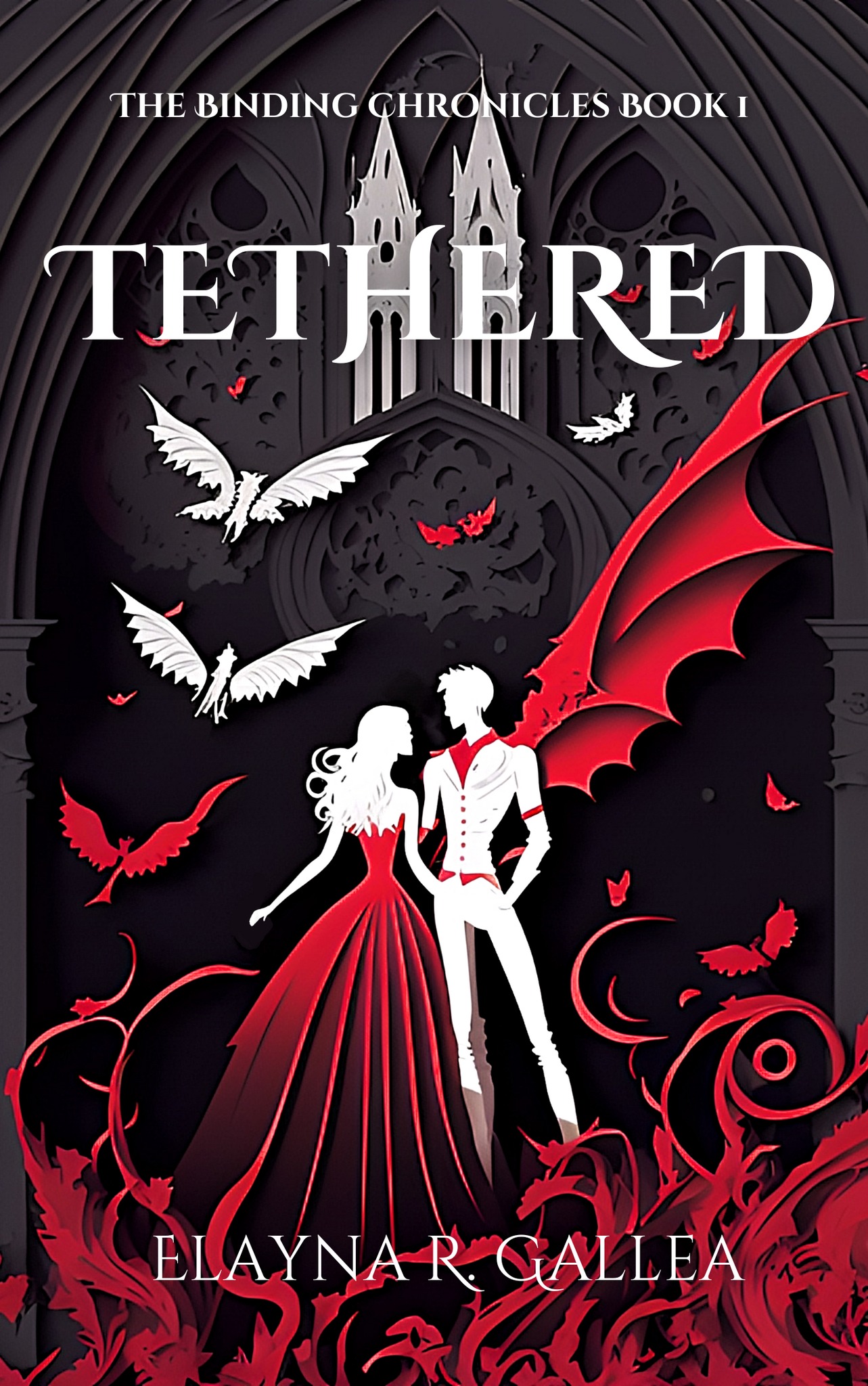 Tethered book cover