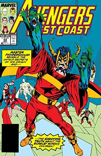 West Coast Avengers (1985-1994) book cover 3