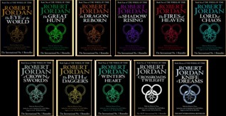 The Wheel of time series by Robert Jordan book cover