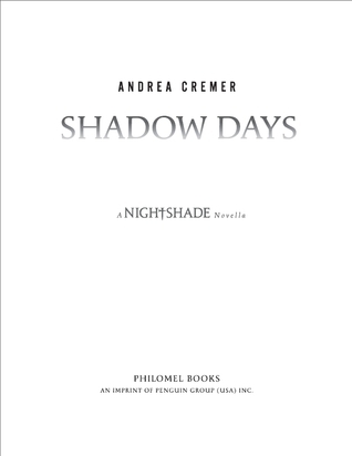 Shadow Days book cover