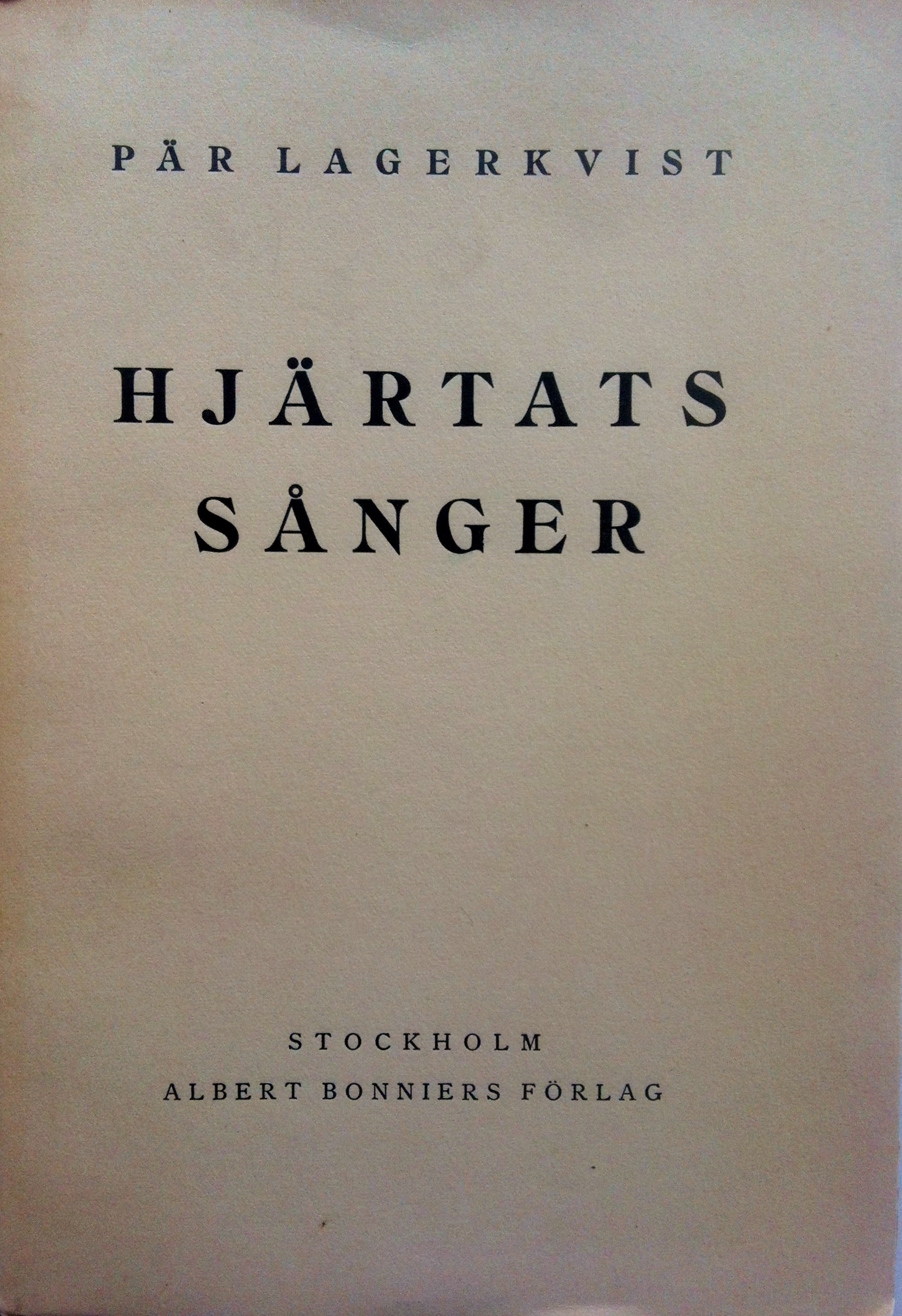Hjärtats sånger book cover