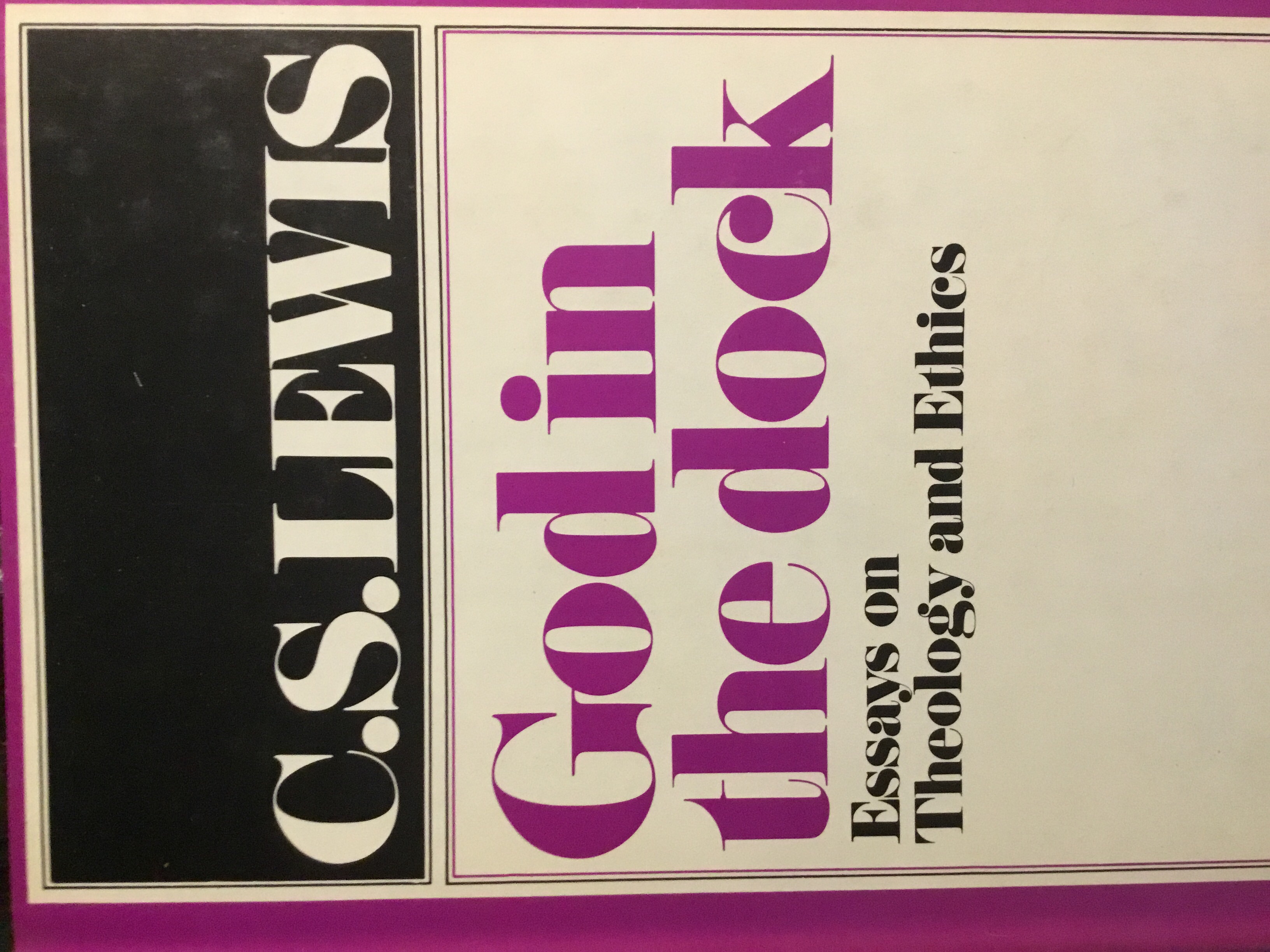 God in the Dock book cover