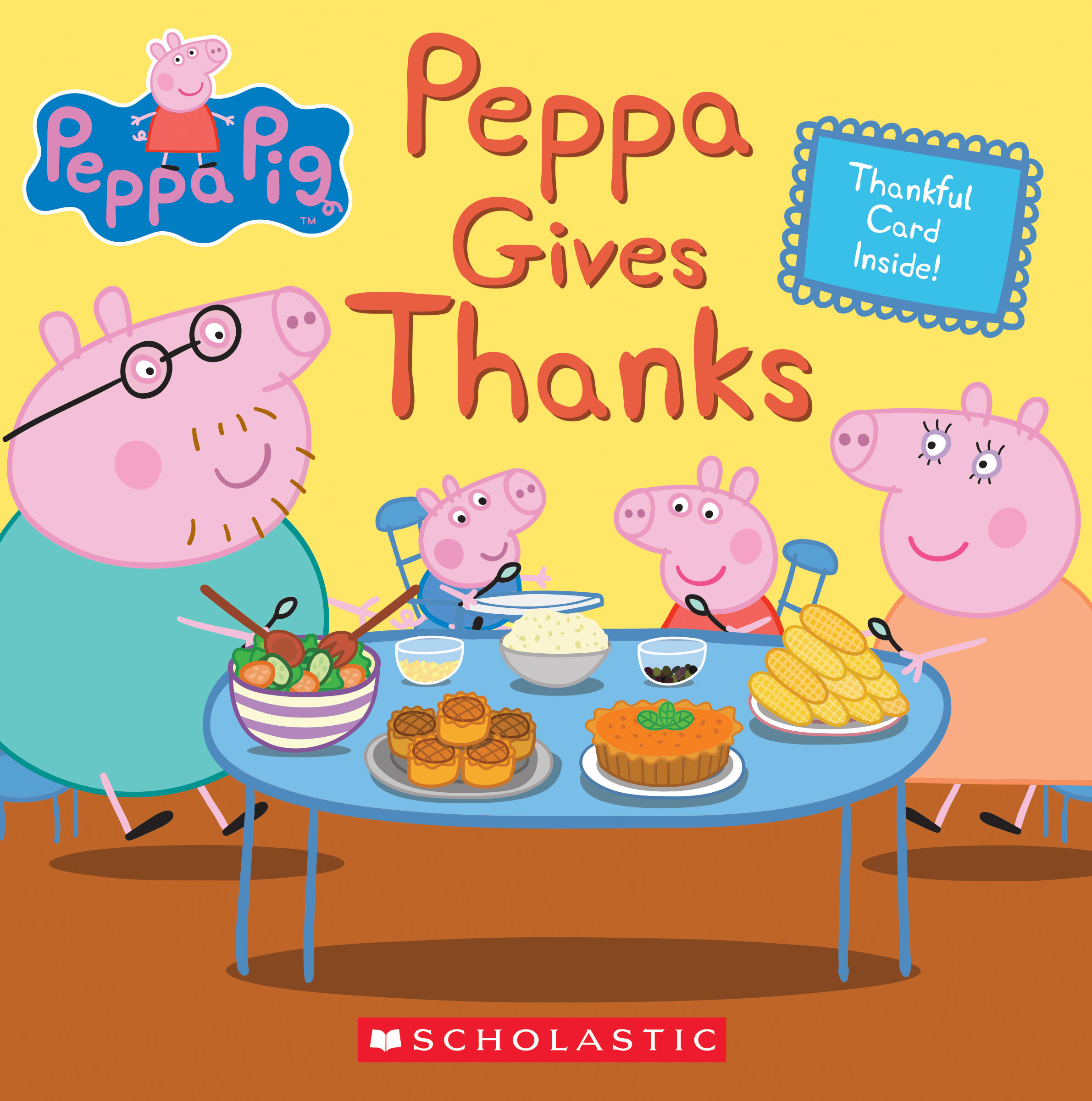 Peppa Gives Thanks book cover