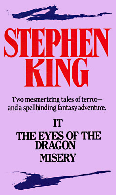 It/The Eyes of the Dragon/Misery book cover