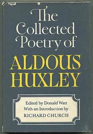 The Collected Poetry of Aldous Huxley book cover