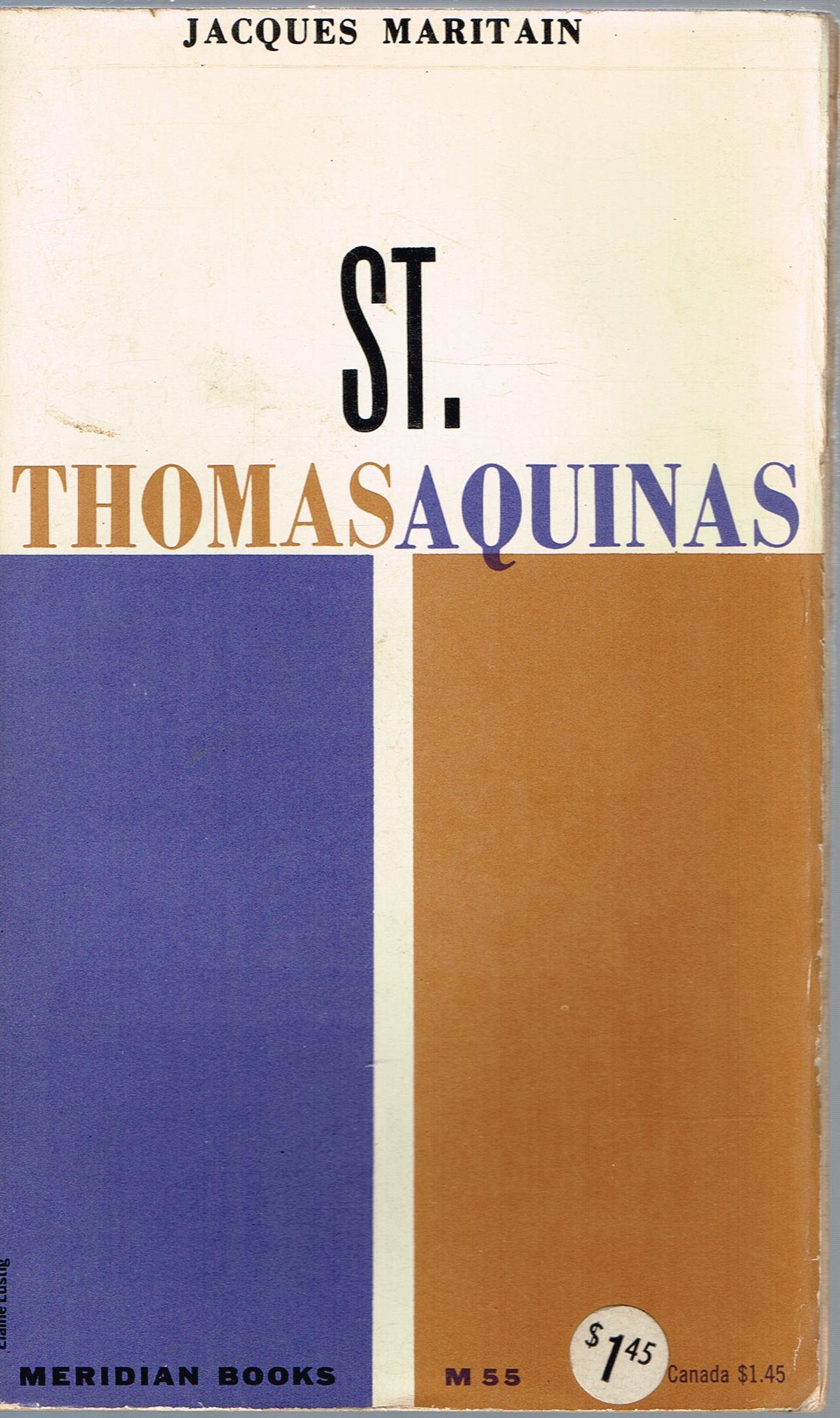 St. Thomas Aquinas book cover