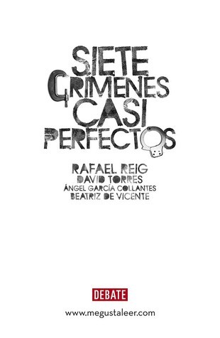 Siete crímenes casi perfectos book cover