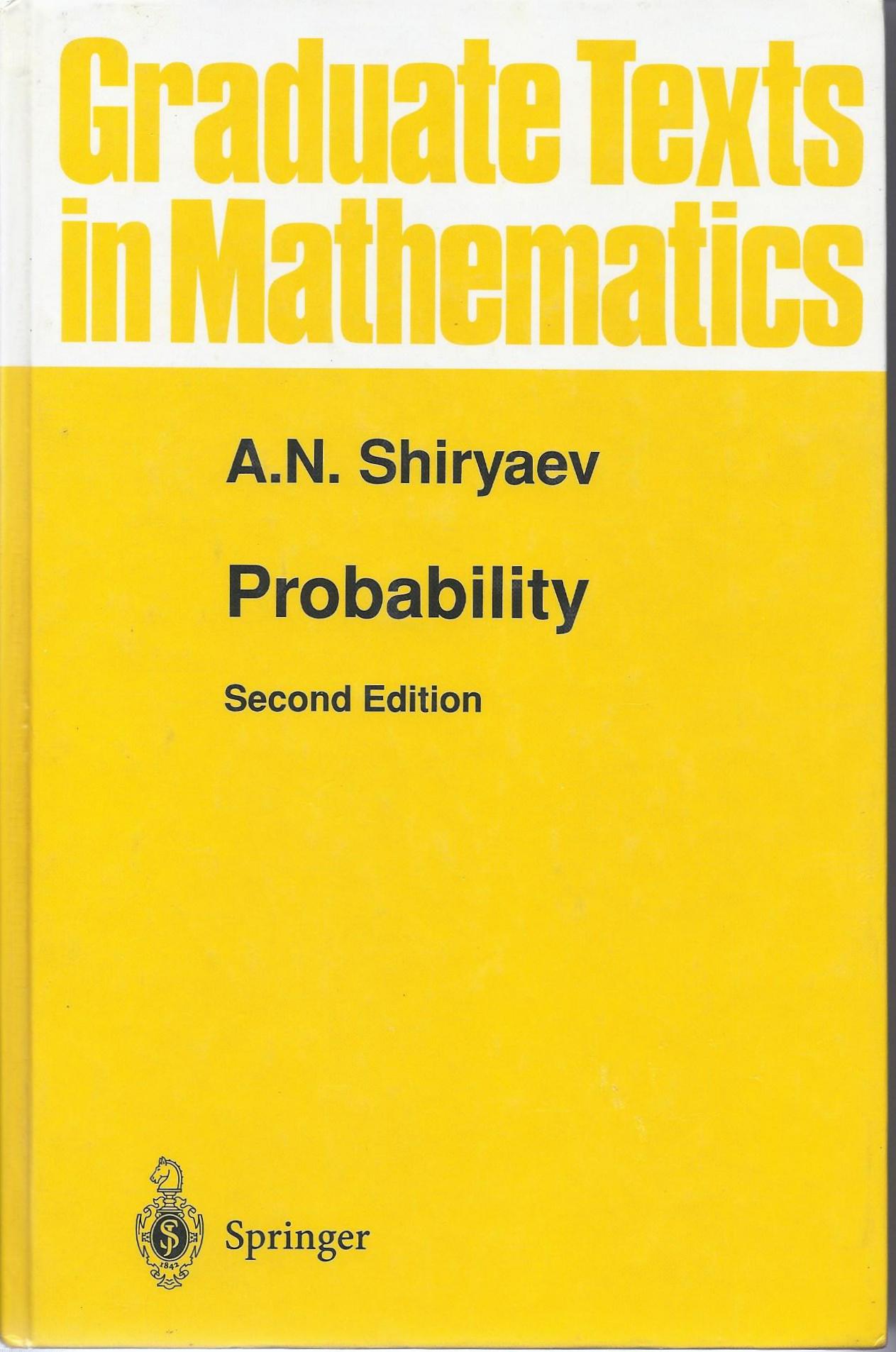 Probability (Graduate Texts in Mathematics) book cover