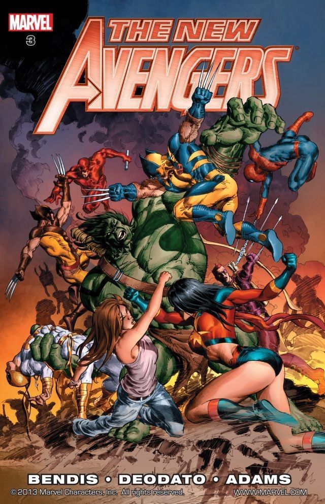 The New Avengers (2010) book cover 3