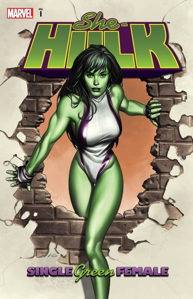 She-Hulk by Dan Slott & Peter David book cover 1