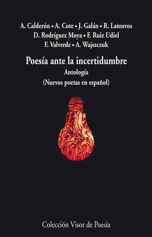 Poesía ante la incertidumbre book cover