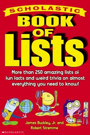 Scholastic Book of Lists book cover