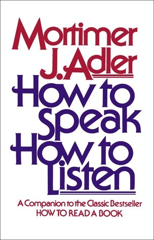 How to Speak How to Listen book cover