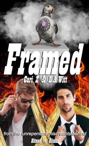 Framed book cover