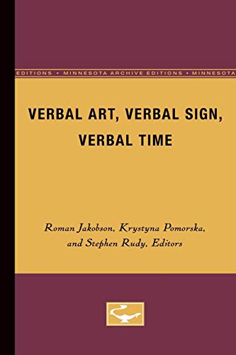 Verbal Art, Verbal Sign, Verbal Time book cover