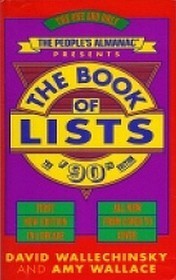 The People's Almanac Presents the Book of Lists book cover
