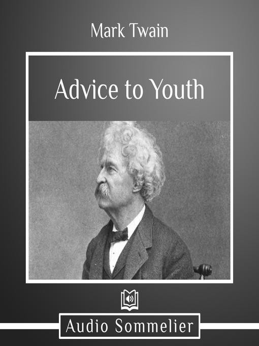 Advice to Youth book cover