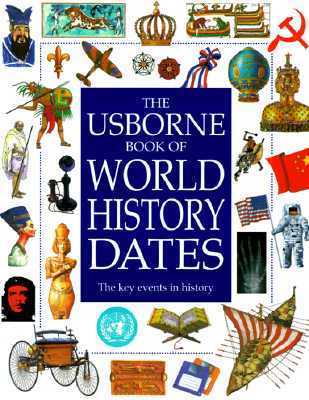 The Usborne Book of World History Dates book cover