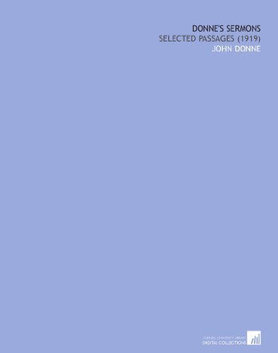 Donne's Sermons book cover