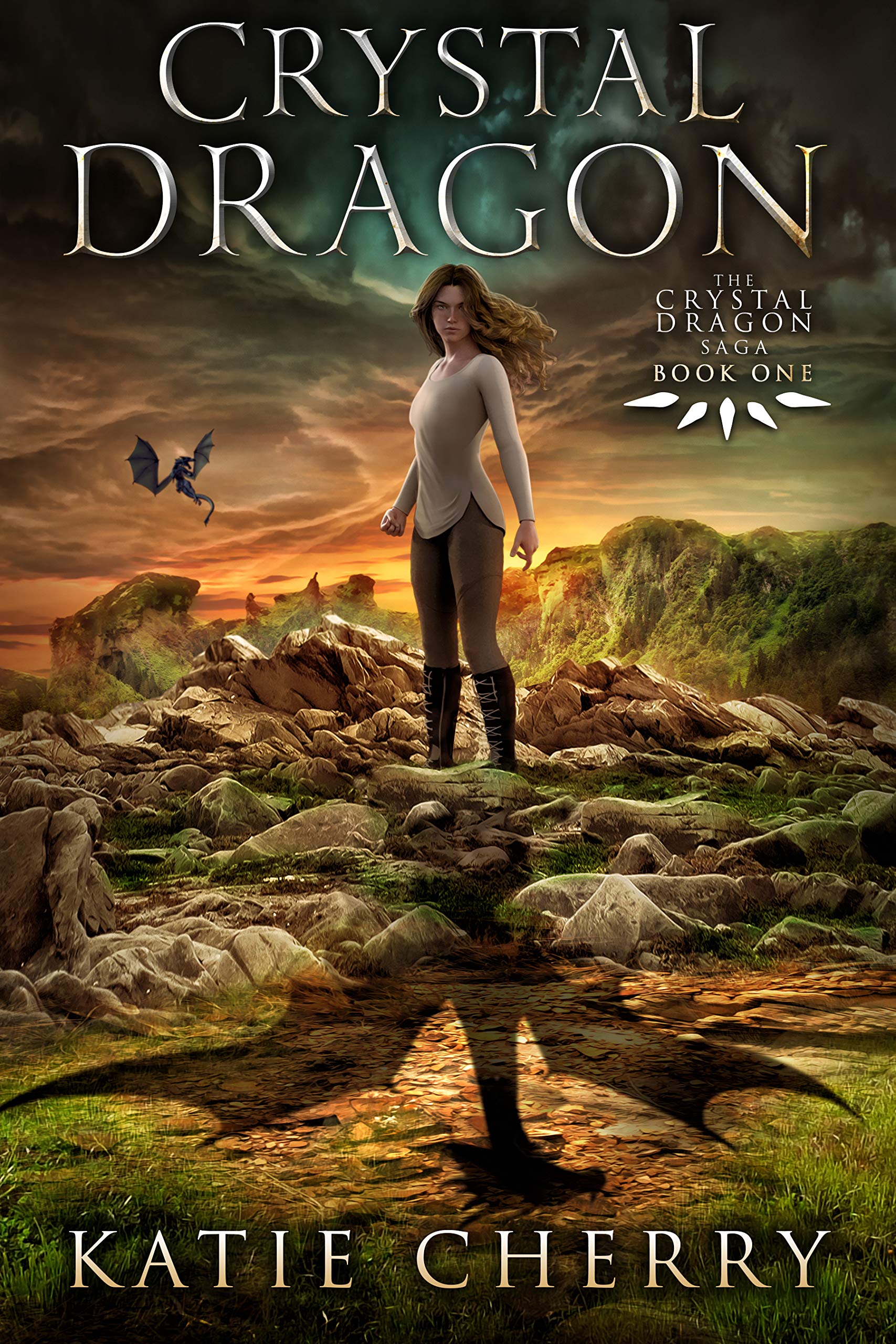 Crystal Dragon Saga book cover 1