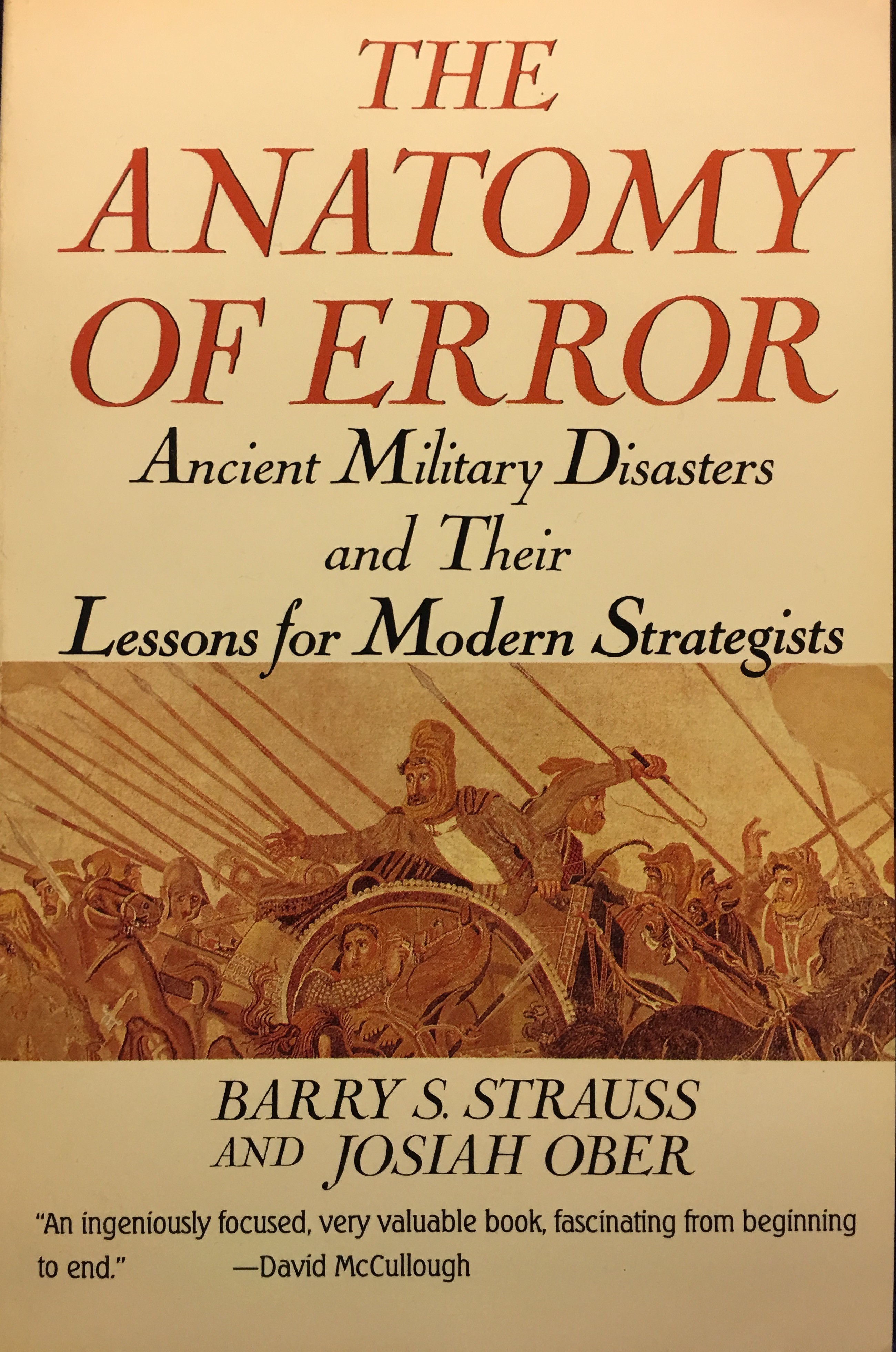 The Anatomy of Error book cover