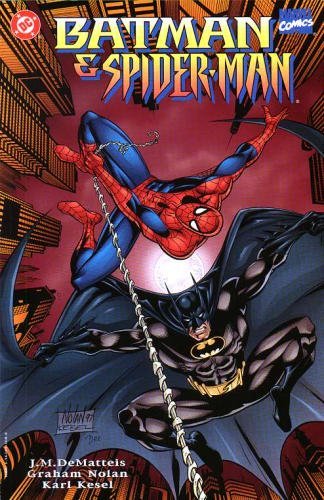 Batman & Spider-Man book cover