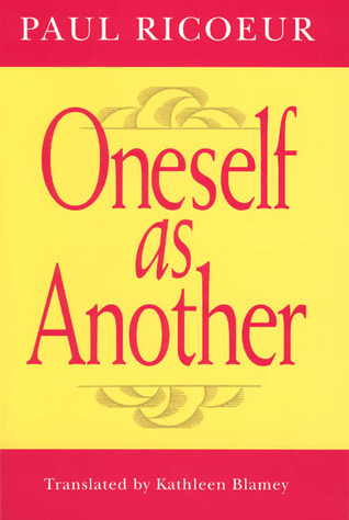 Oneself as Another book cover
