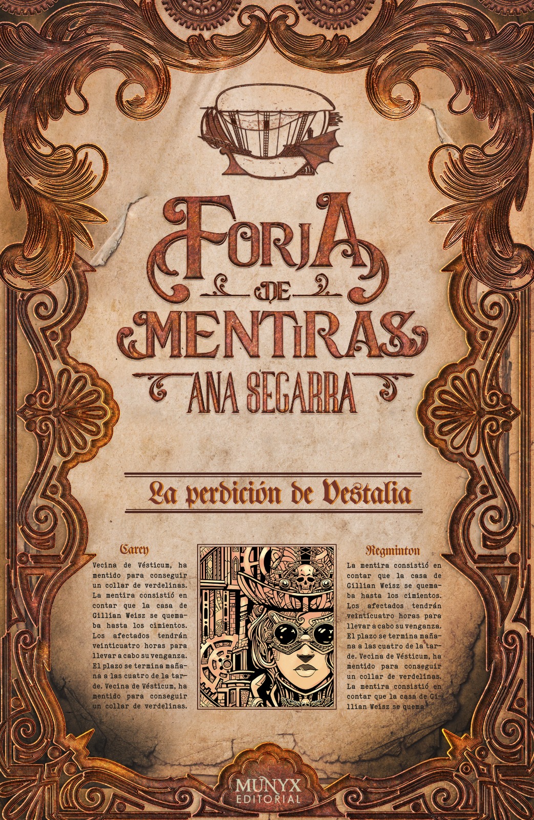 La perdición de Vestalia book cover 1