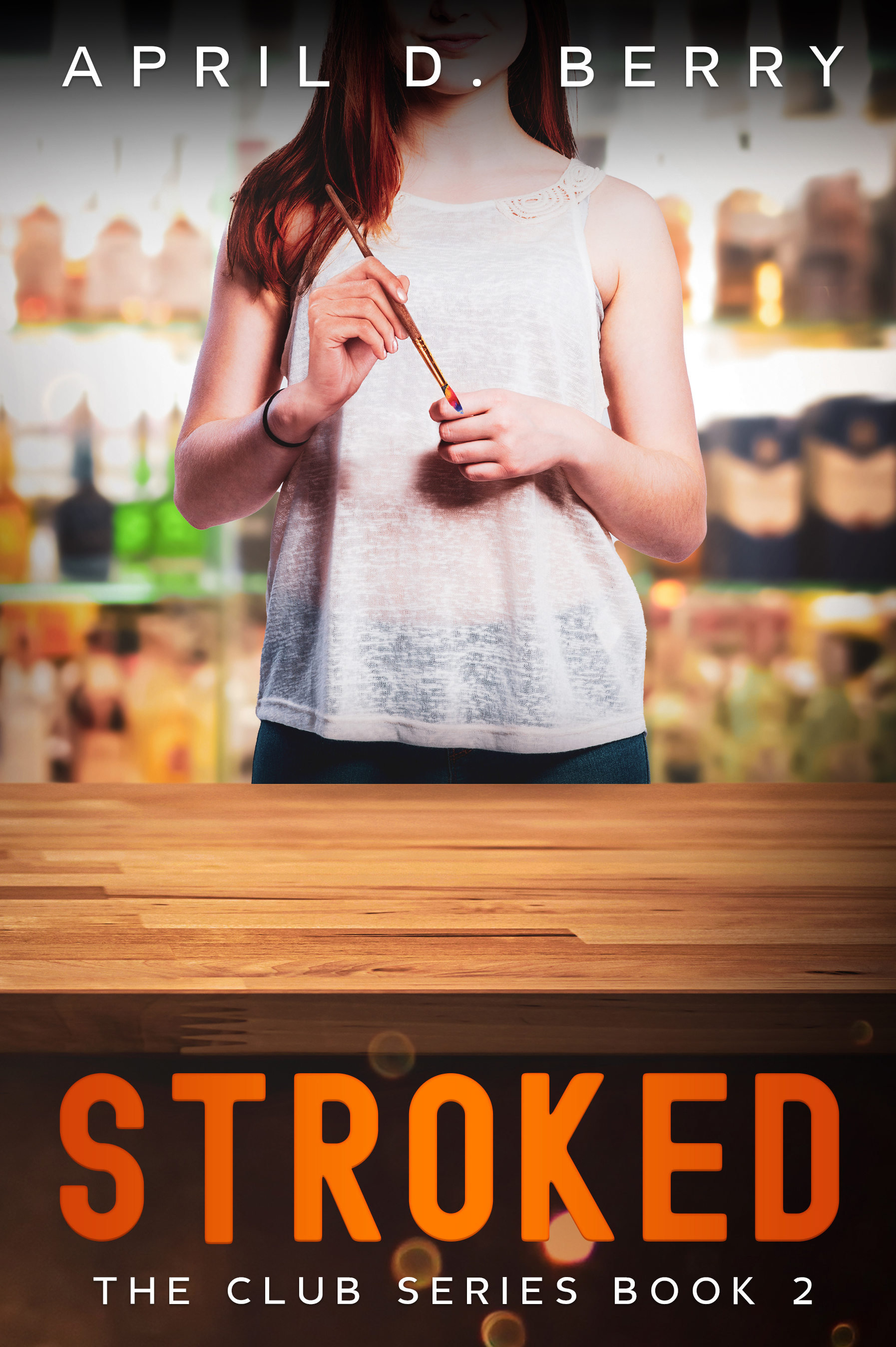 Stroked book cover