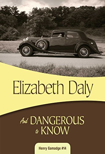 And Dangerous to Know book cover