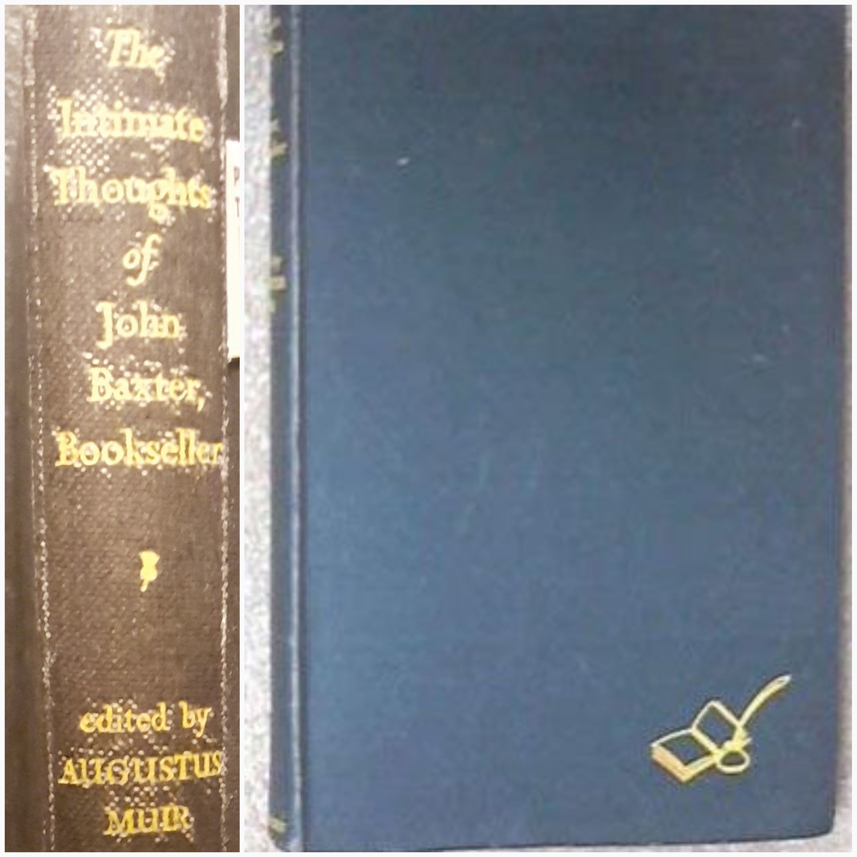 The Intimate thoughts of John Baxter, Bookseller book cover
