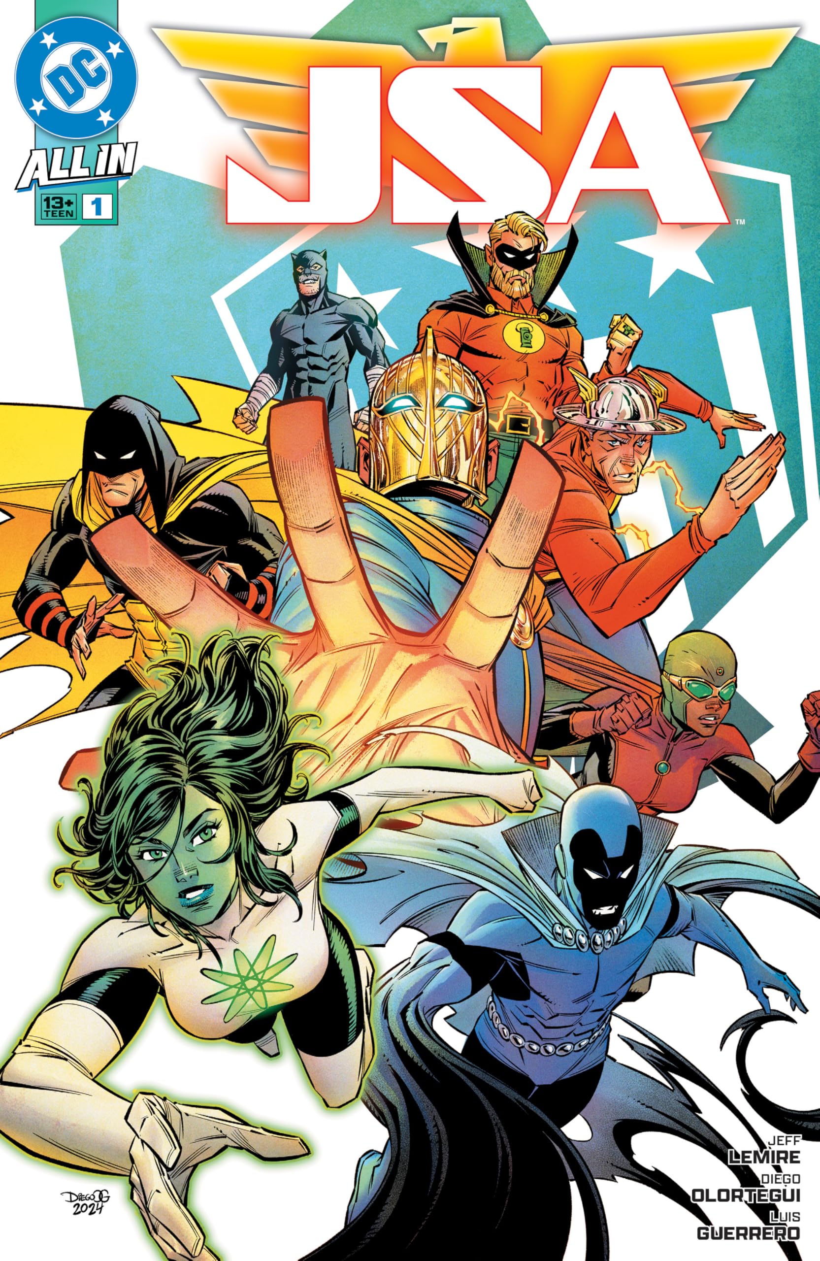 JSA (2024-) #1 book cover