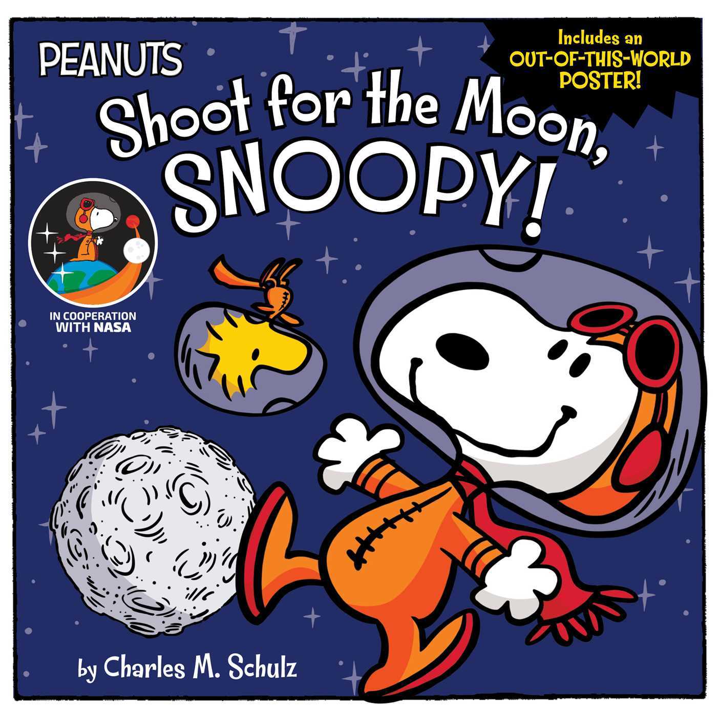 Shoot for the Moon, Snoopy! book cover