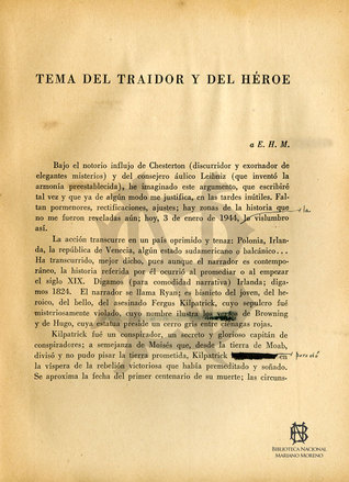 Theme of the Traitor and the Hero book cover